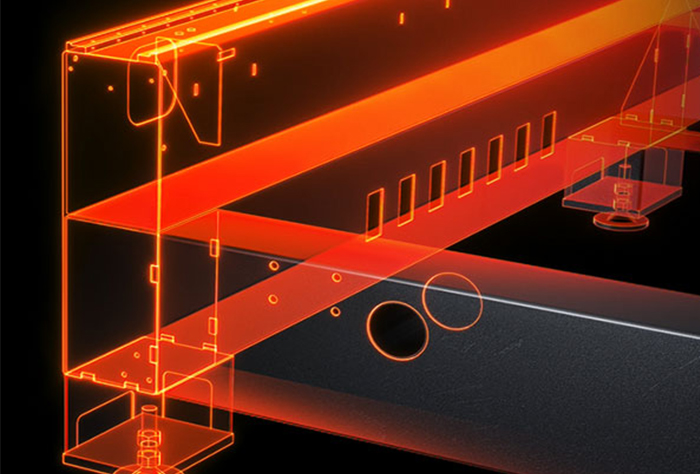 Corps de lit soud&eacute; &agrave; mortaise&nbsp;et &agrave; tenon haute r&eacute;sistance