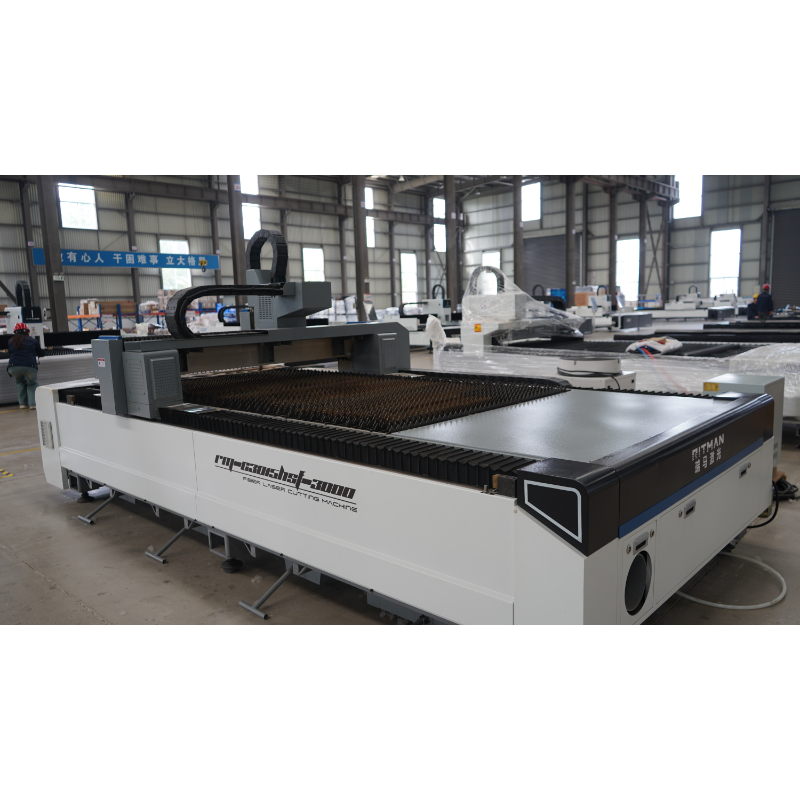 Machine de d&eacute;coupe laser de feuilles &agrave; plate-forme unique