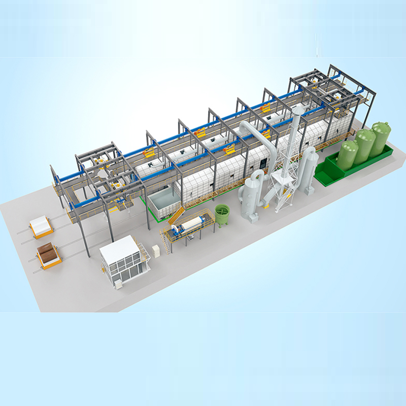 Ligne de d&eacute;capage et de phosphatation de fil machine