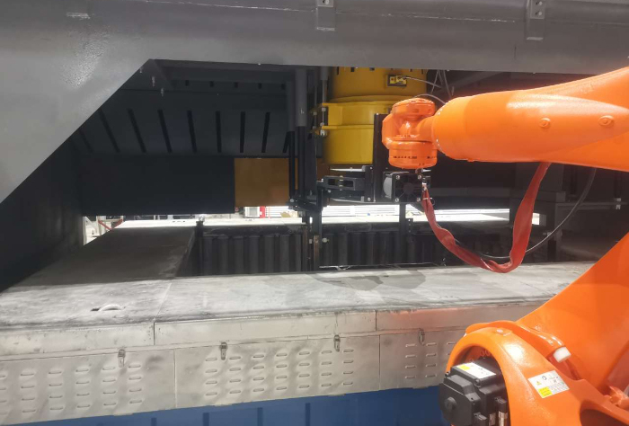 Ligne de galvanisation &agrave; chaud centrifuge